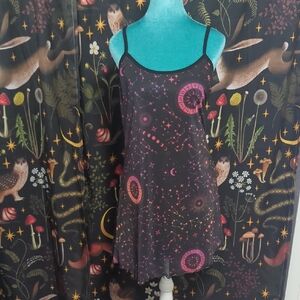 Astrology Celestial Mesh Slip Dress